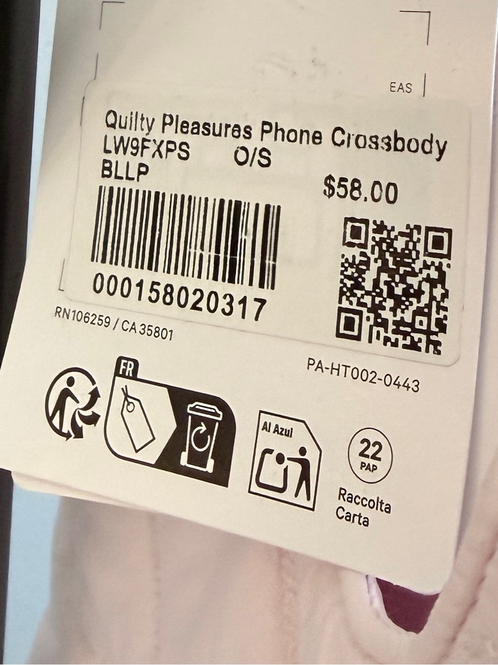 Lululemon Quilty Pleasures Phone Crossbody Purse - Picture 7 of 14